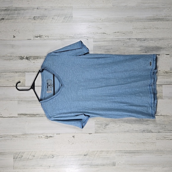 3/$15 garcia jeans light blue short sleeve thin tshirt mens size medium - Picture 1 of 7